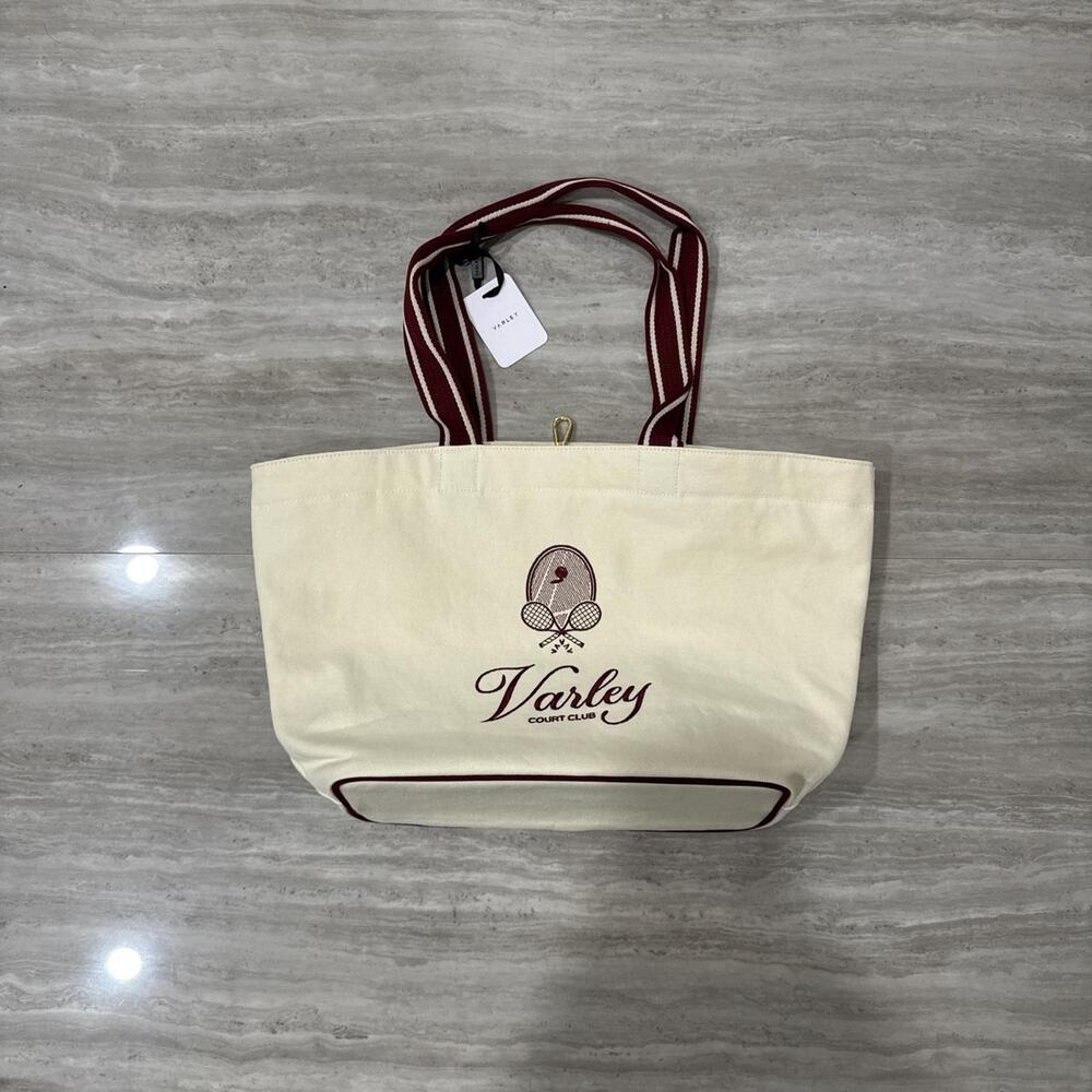 Varley robinson canvas club tote